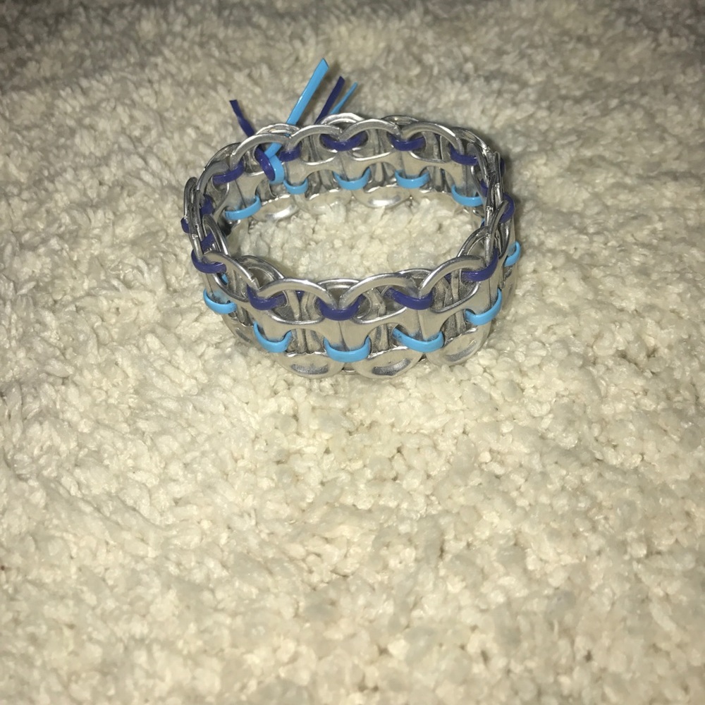 homemade soda cap bracelet