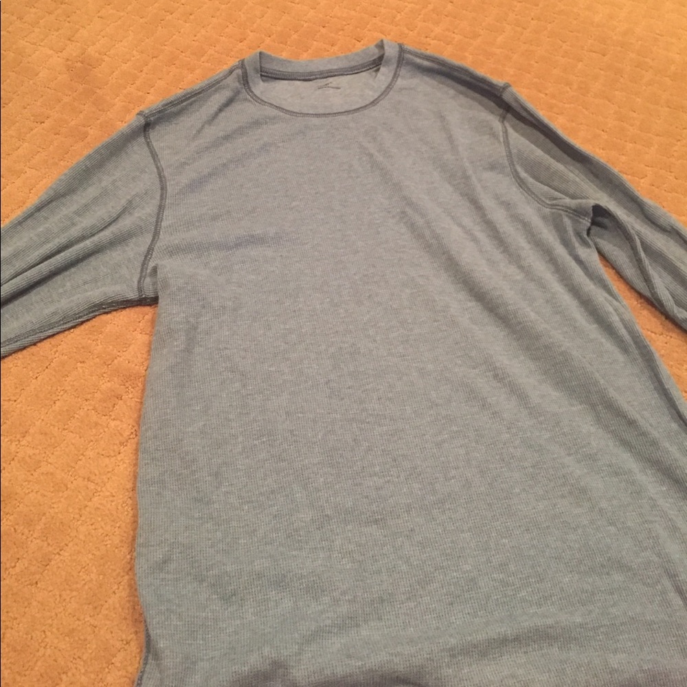 blue waffle men's long sleeve