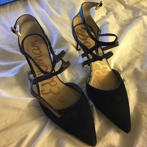 Black sam Edelman business heels