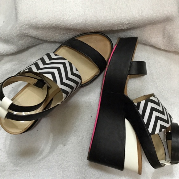 GX Gwen Stefani black & white & pink Platform - Picture 2 of 8