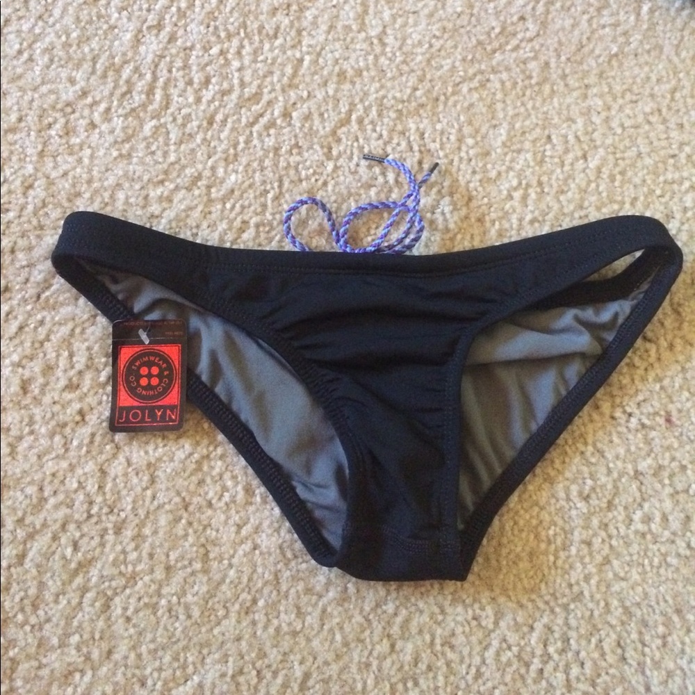 NWT Jolyn black bikini bottoms! Small
