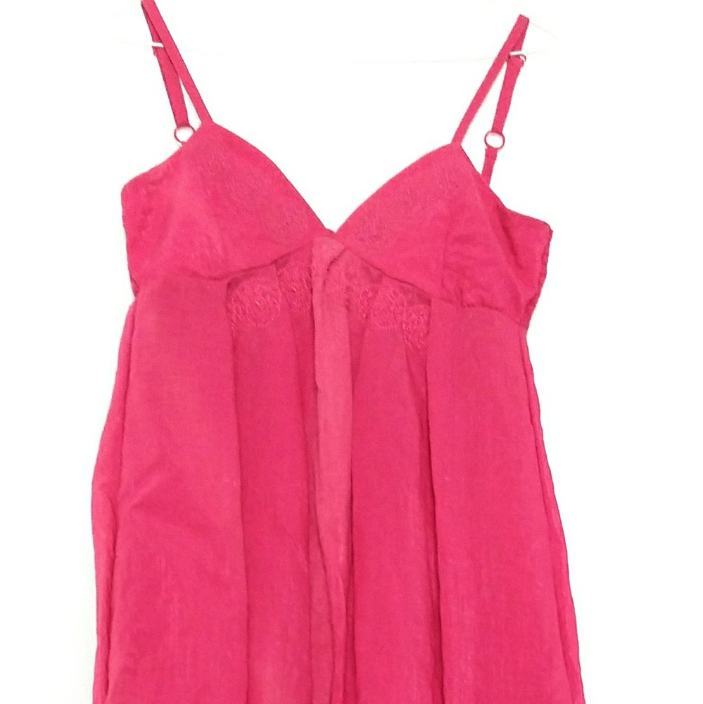 579 Women's Juniors Shimmer Fuchsia Pink Dress XS