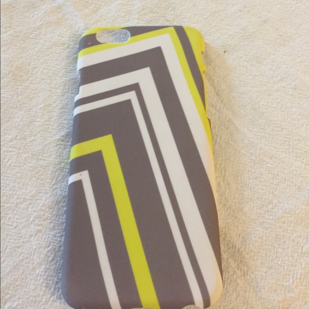 iPhone 6s Case With grey yellow and white lines