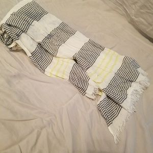 Calvin Klein stripped scarf