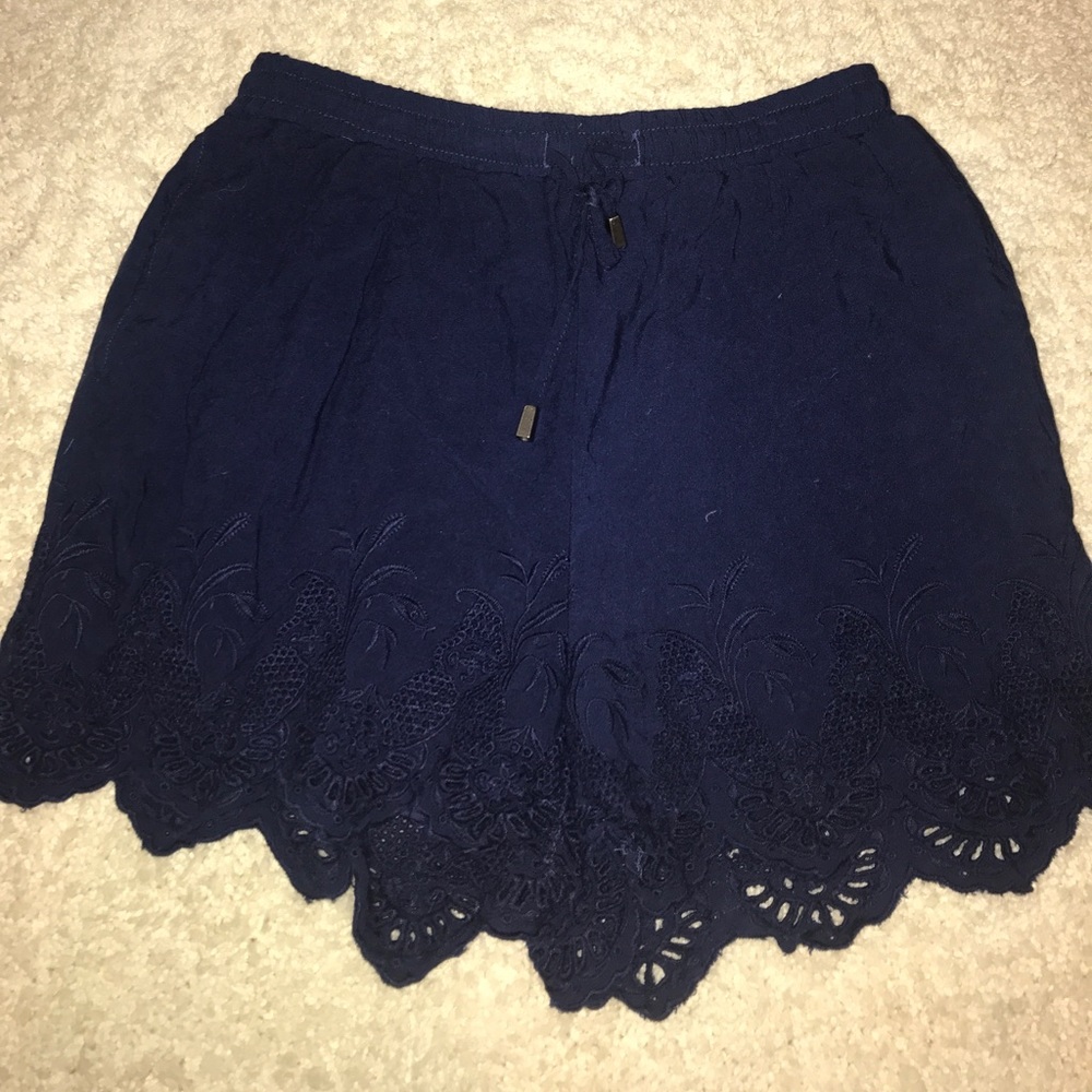 navy shorts