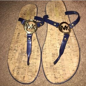 MK navy blue sandals 💙