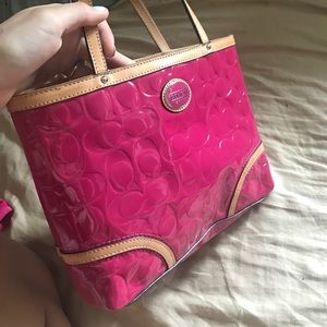 Coach small tote/mini bag