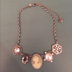 Lia Sophia Charm Style Statement Necklace