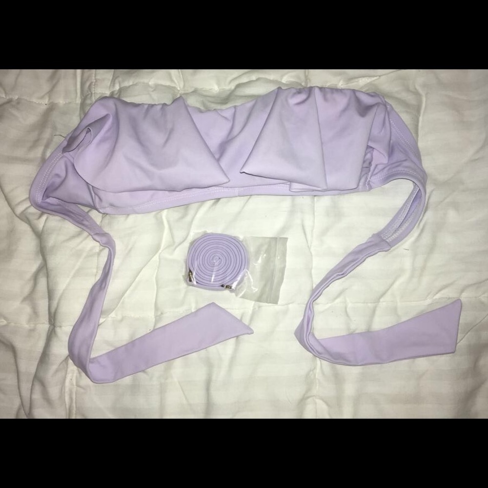 Lavender bathing suit top