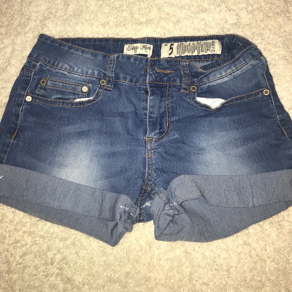 denim shorts