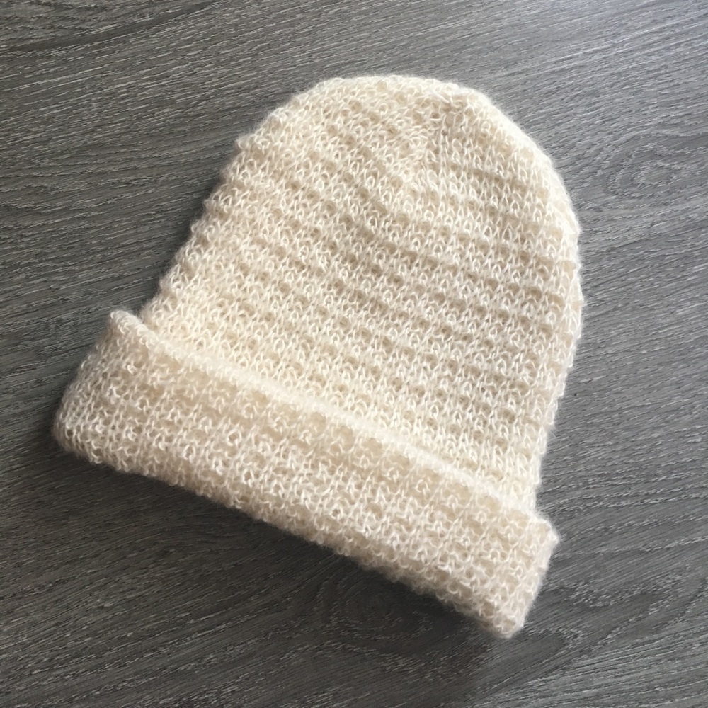 Cream Beanie