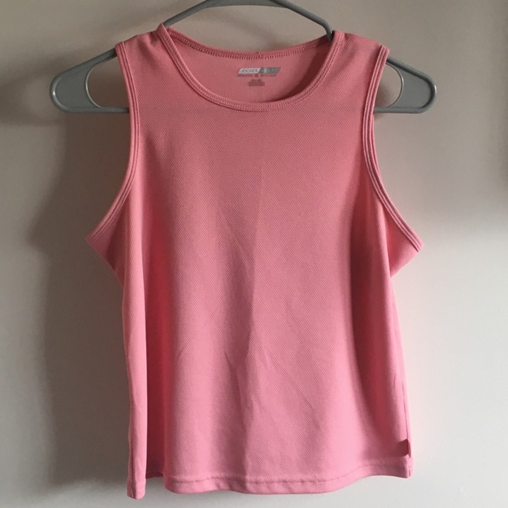 Pink Mesh Jockey Tank