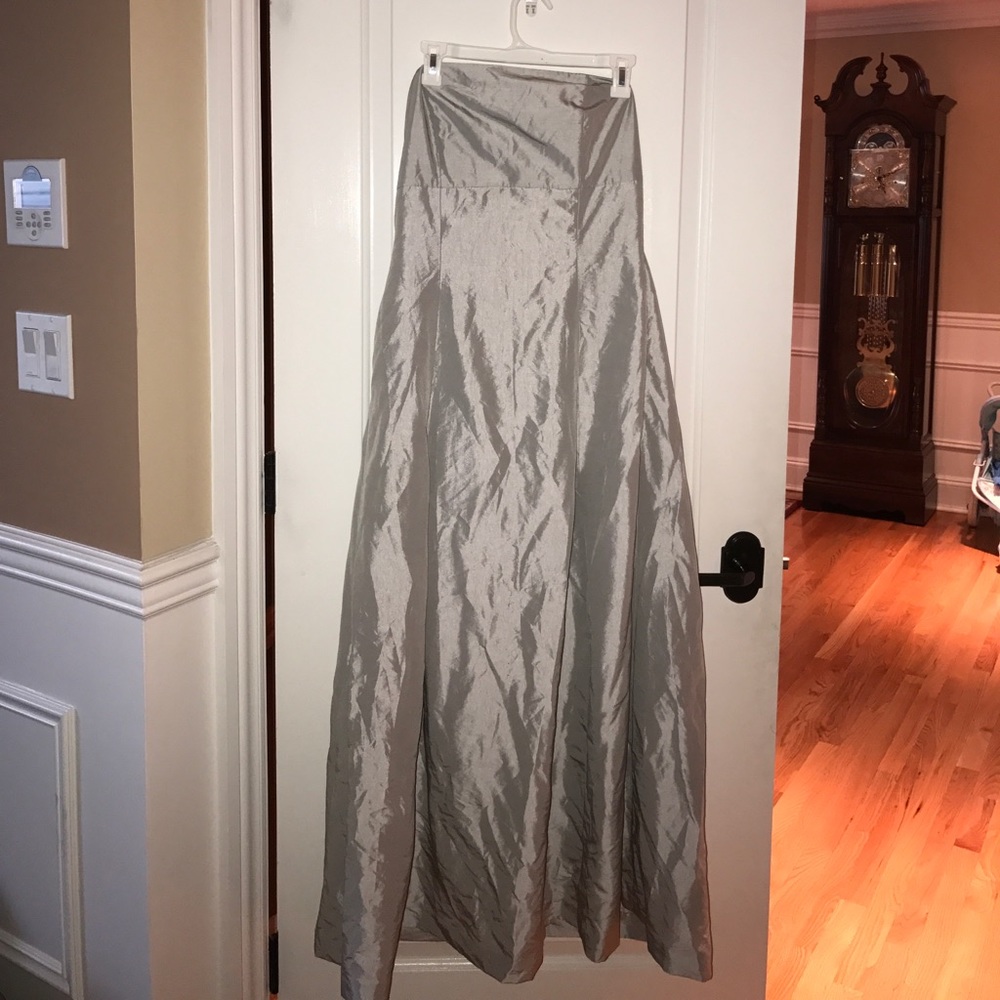 Strapless gown