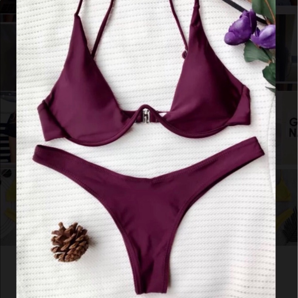 NWOT swim top and bottom