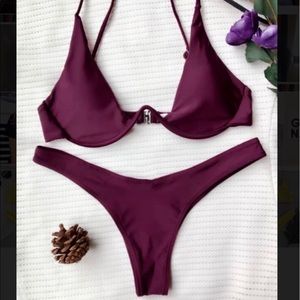 NWOT swim top and bottom