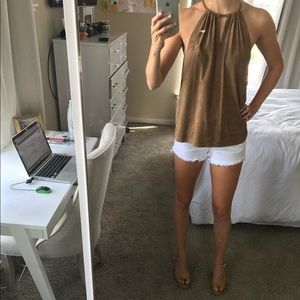 Suede Top