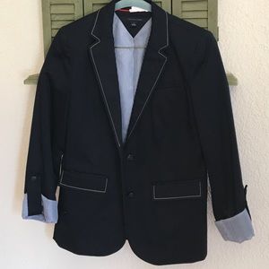 NWOT Calvin Klein navy blazer