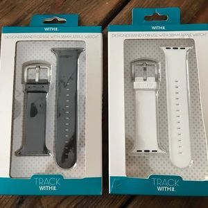 Apple Watch bands WITHit 2 of them 38mm