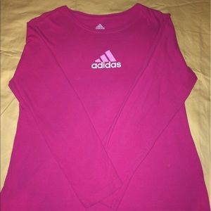 Adidas Pink Long Sleeve Shirt