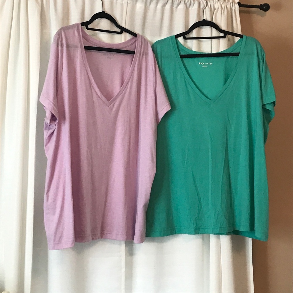 TWO bright tees!
