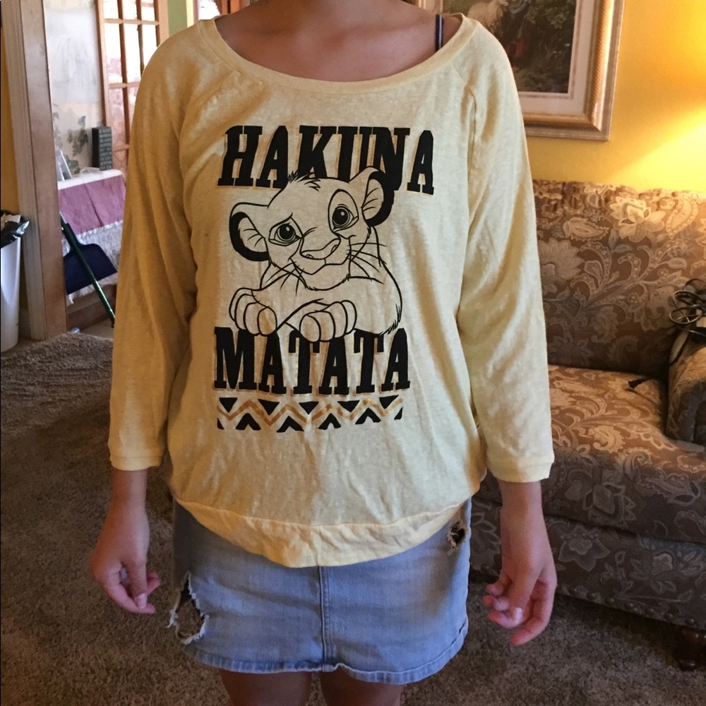 Lion King Yellow Sweater