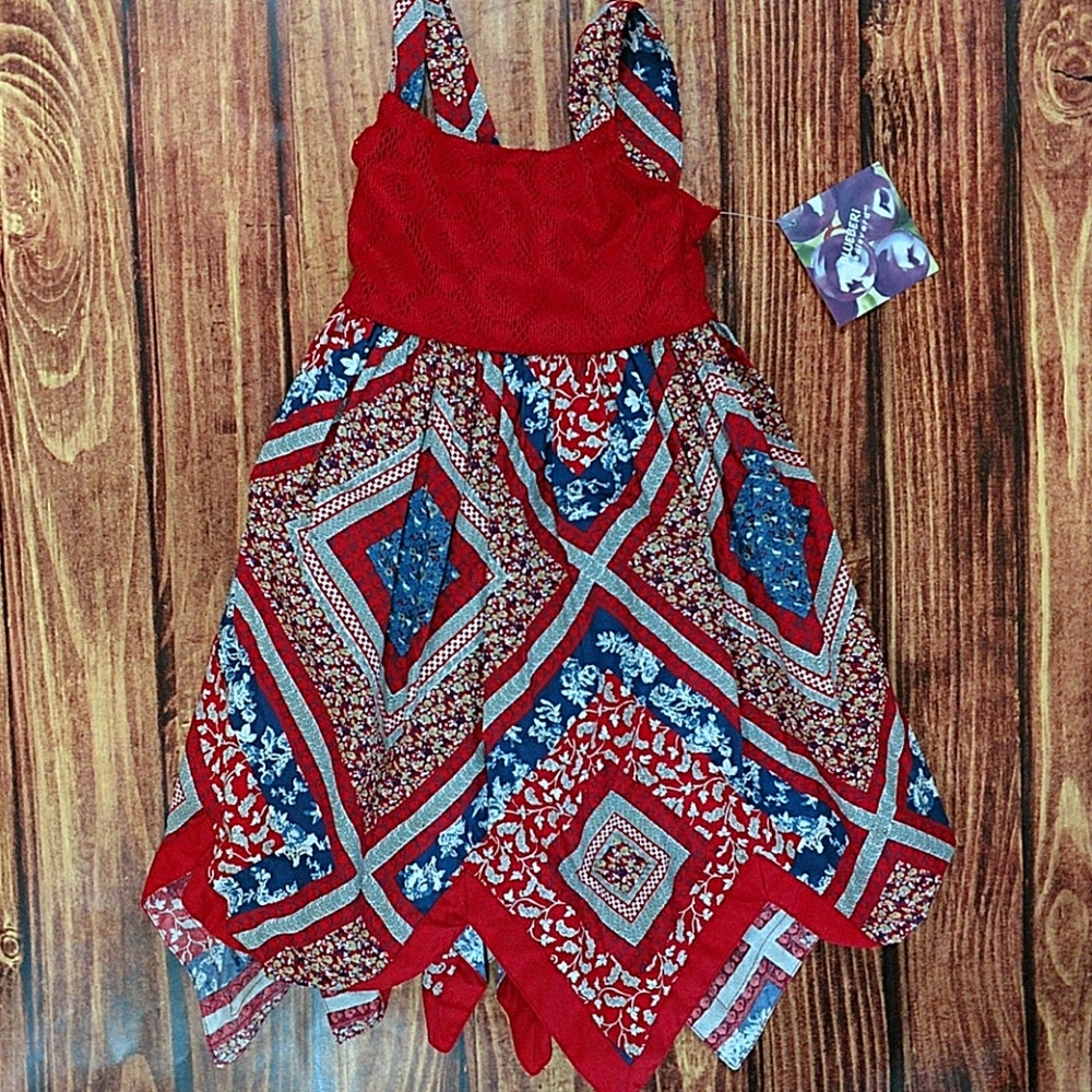 Little Girls Handkerchief Dress Size 4