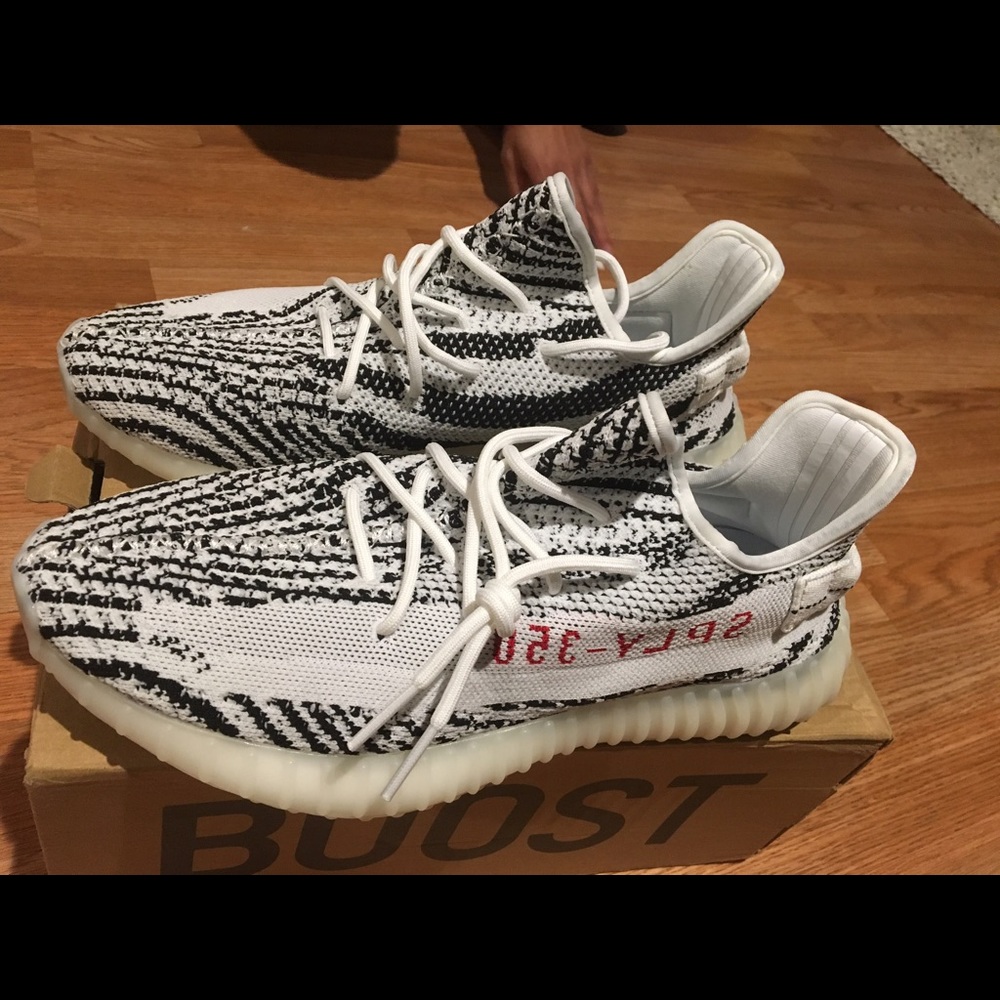 Zebra Yeezys - Picture 1 of 4