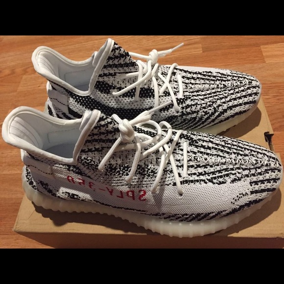 Zebra Yeezys - Picture 2 of 4