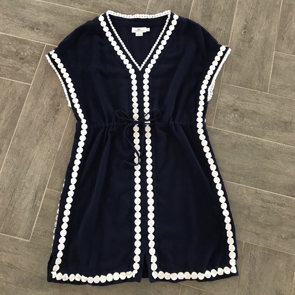 Vineyard Vines Other - Vineyard Vines Dot Appliqué Cover-Up