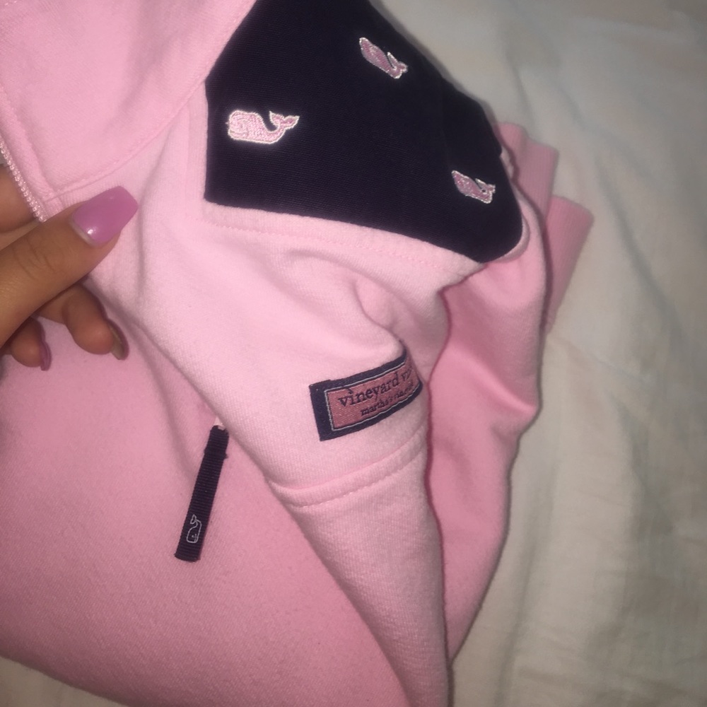 Vineyard Vines Pink Quarter Zip !!💗