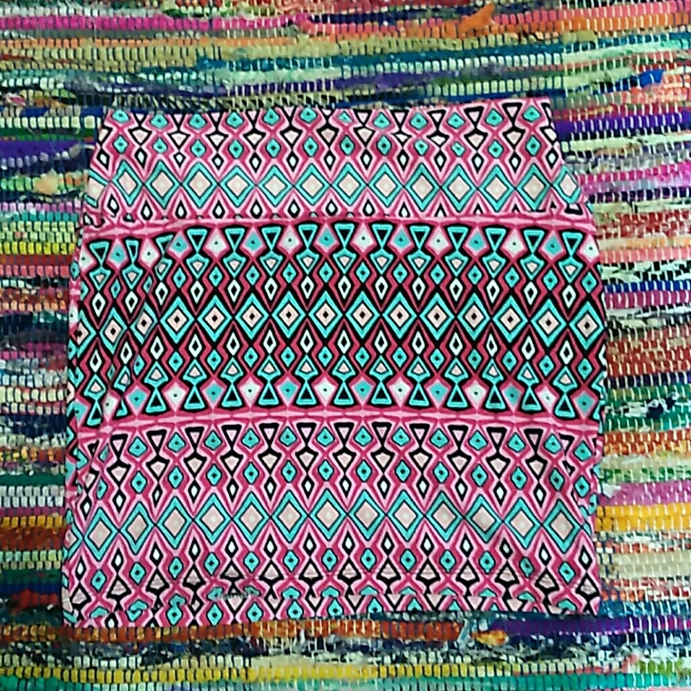 Pink pencil skirt