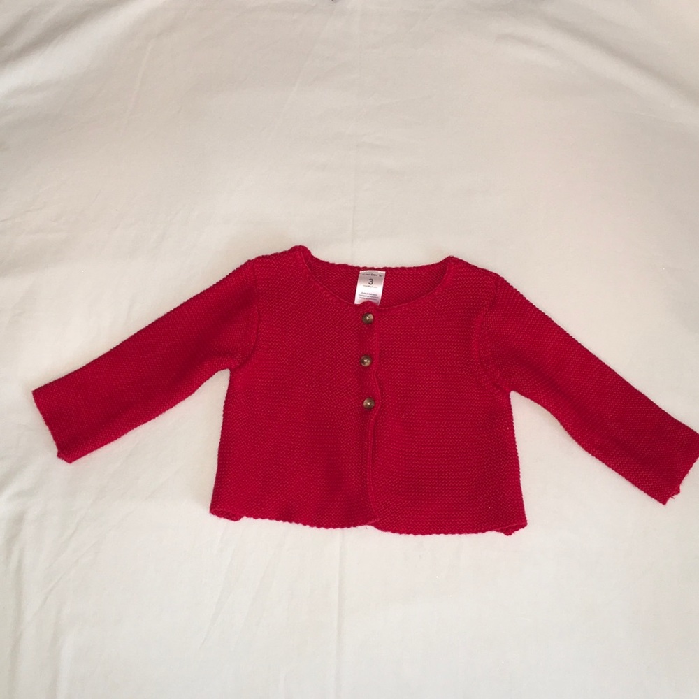 NWOT Knitted red sweater