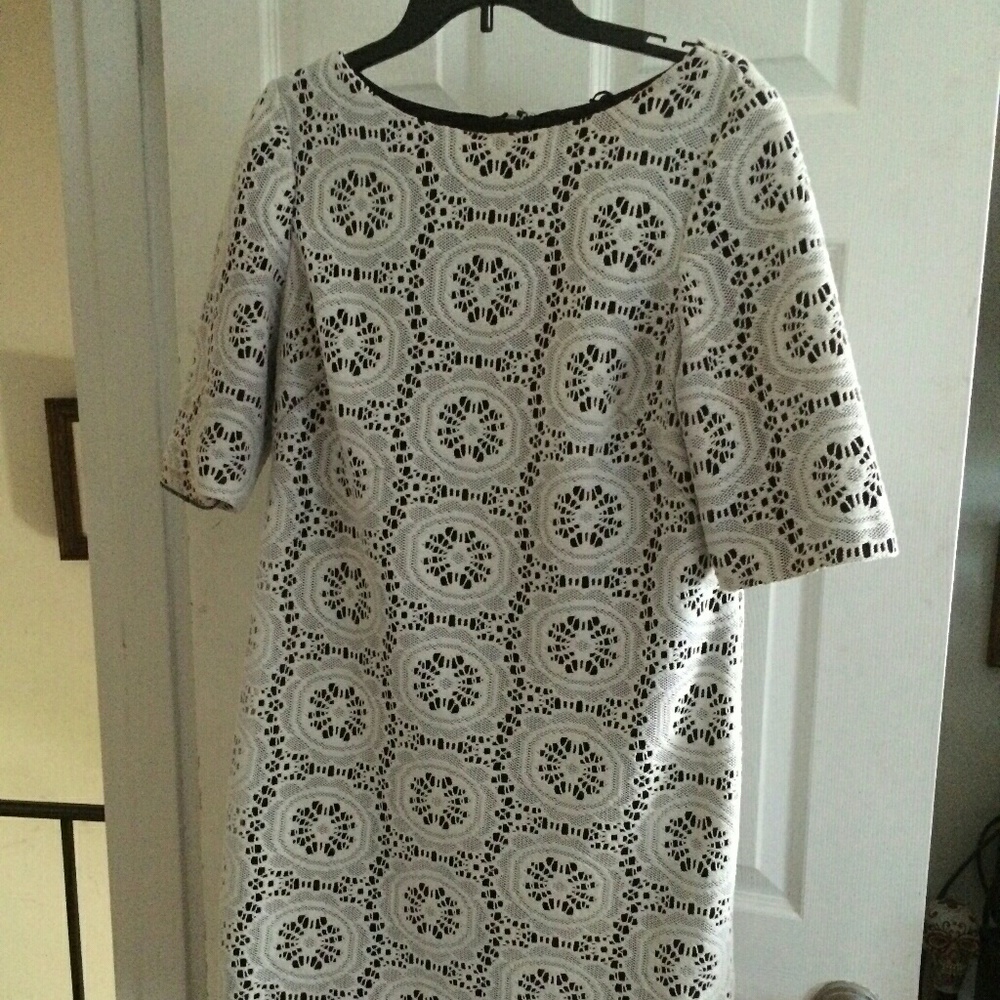 Adrianna Papell lace midi dress