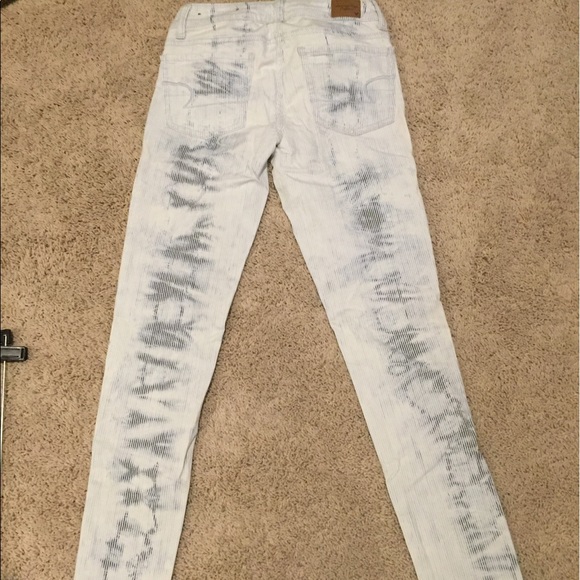 American eagle whitewashed stretch Jean leggings - Picture 2 of 4