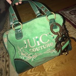 Authentic juicy couture green bag
