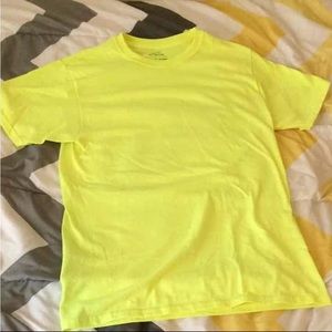 Neon yellow t-shirt