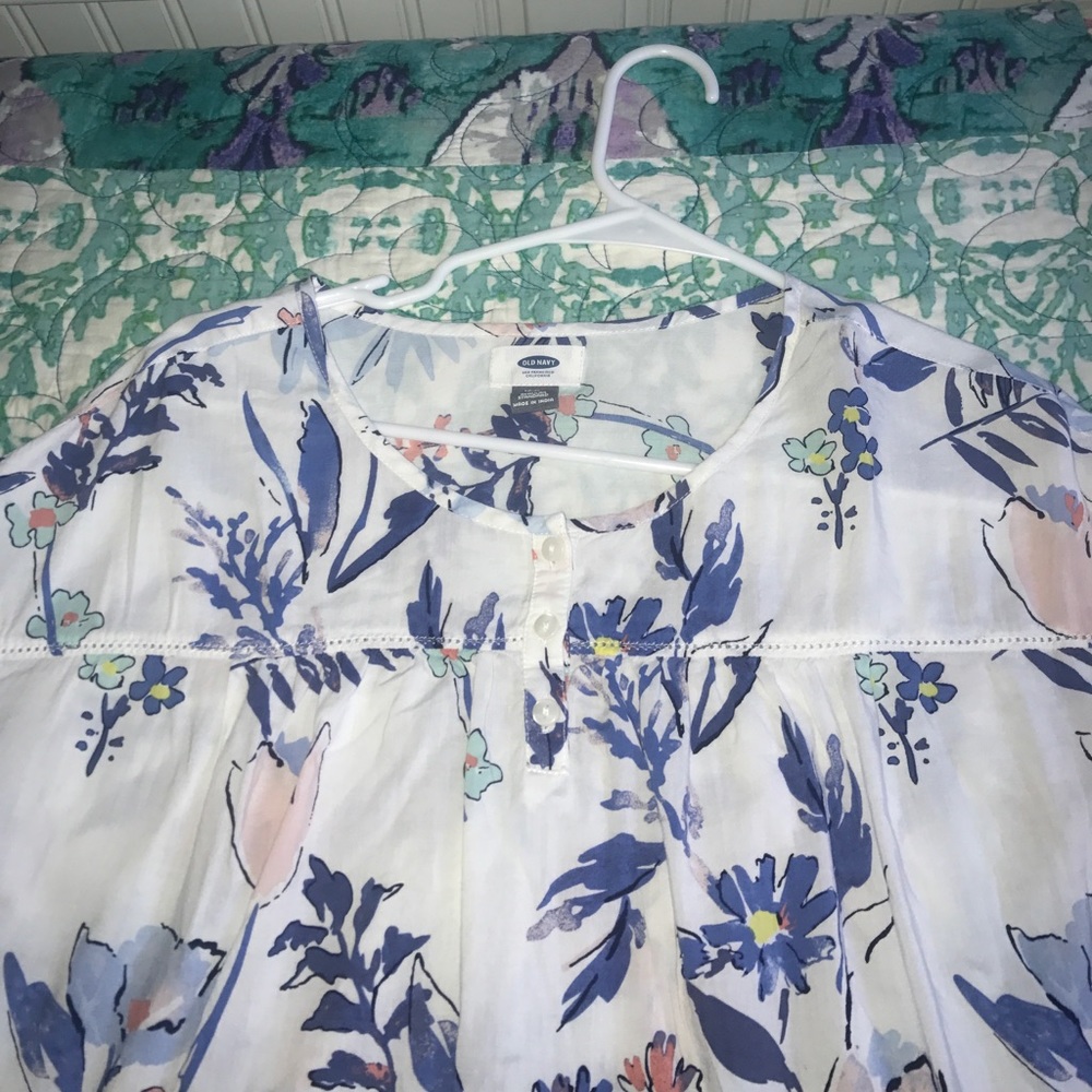 floral blouse