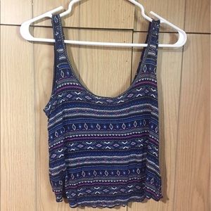 Cute pattern crop top
