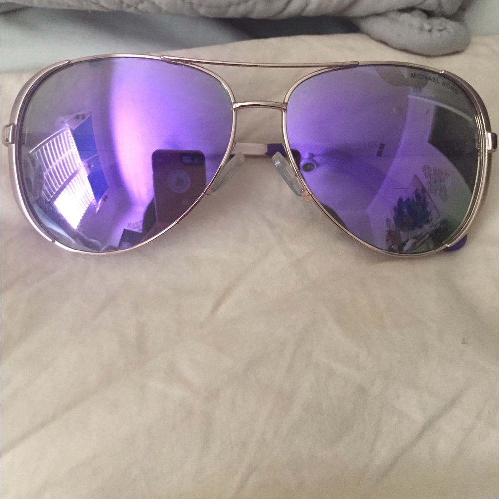 Michael kors purple lens aviators