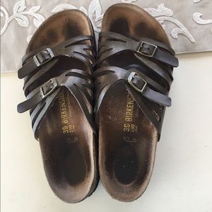 Size 39 Brown Birkenstocks (Size 8 - 8.5)