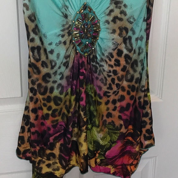 😍Stunning Animal Print Blouse Brand New and HOT! - Picture 4 of 5