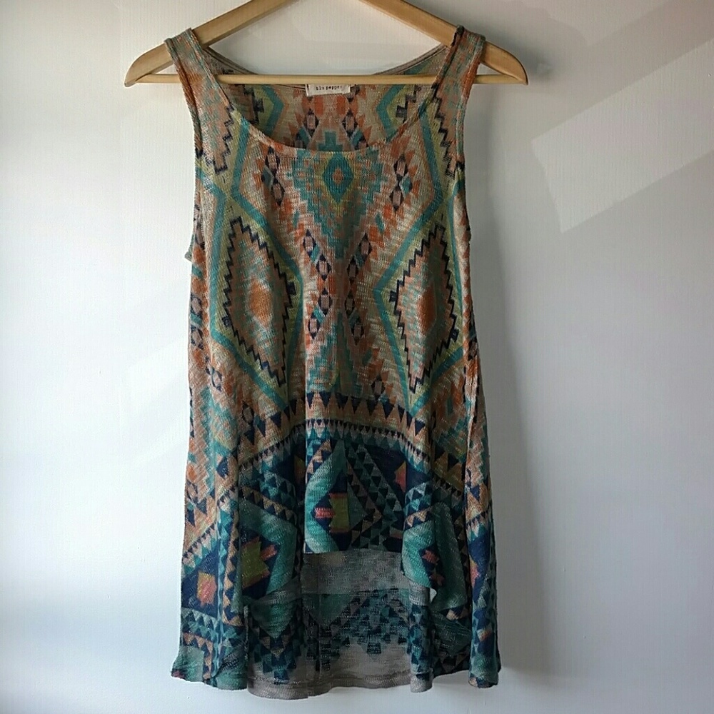 Gauzy patterned tank