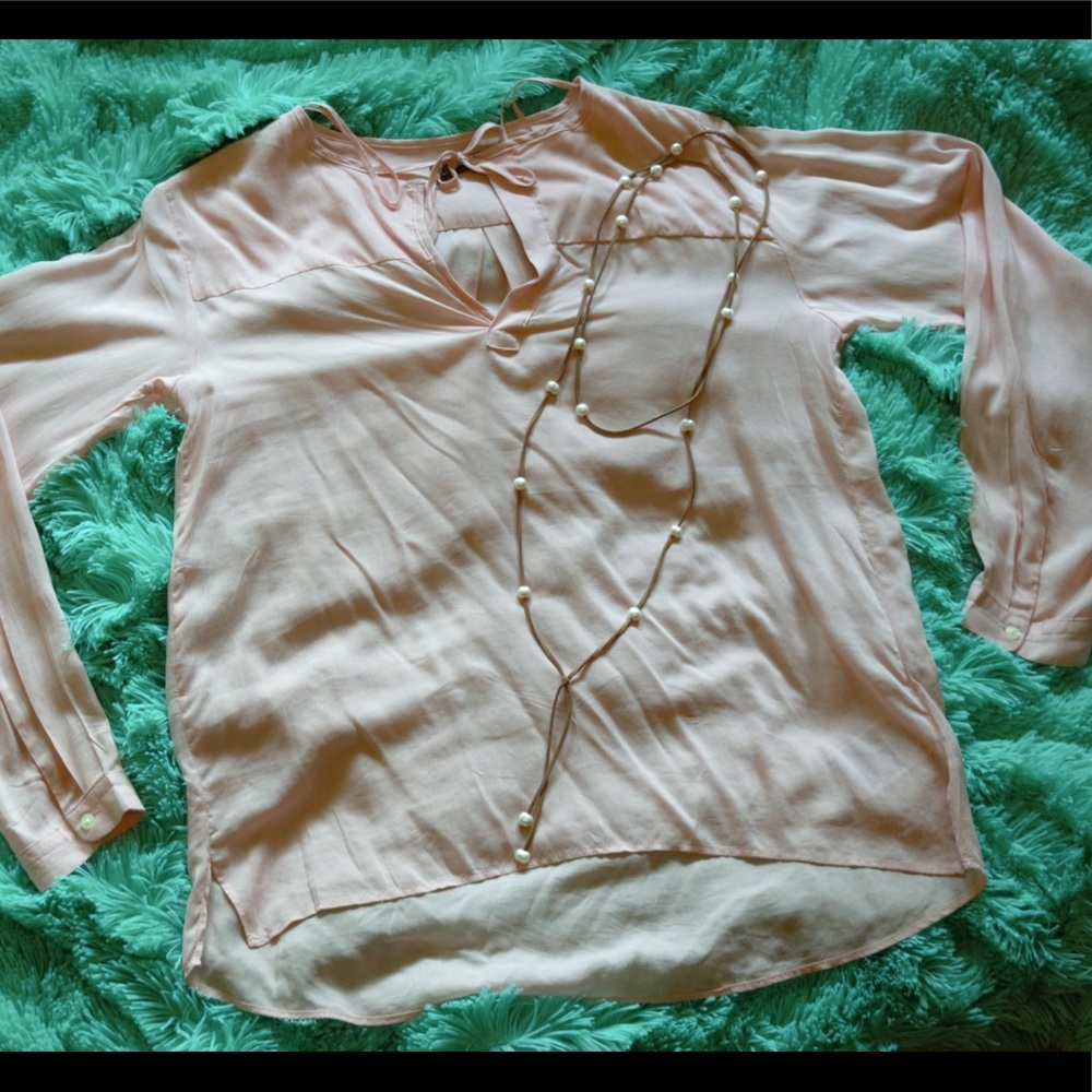Light pink blouse