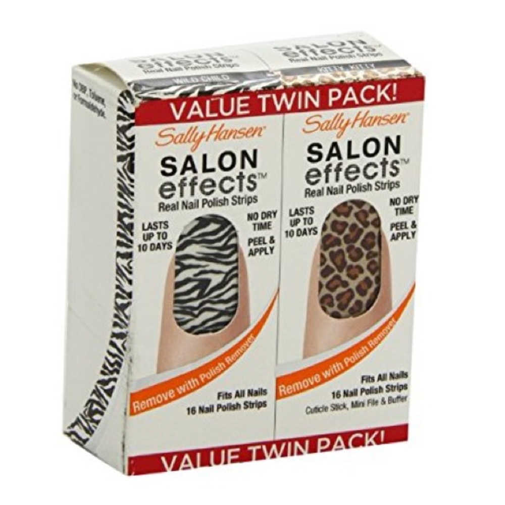 Sally Hansen Nail Polish Strips Zebra & Cheetah