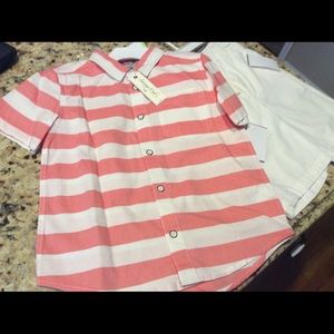 Just REDUCED 2-Piece Matching Set Peach/White