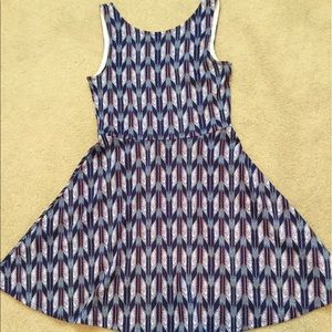 BLUE SHIFT DRESS