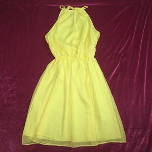 Yellow dress
