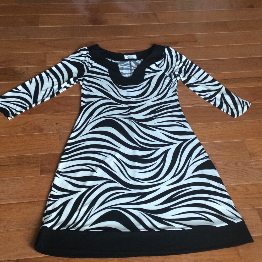 Stylish Zebra print dress