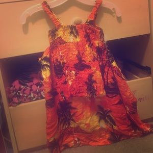 A 2- piece shirt/ skirt