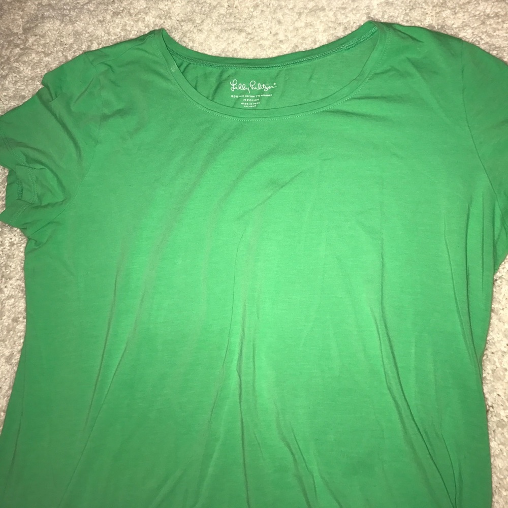 lilly pulitzer green tee